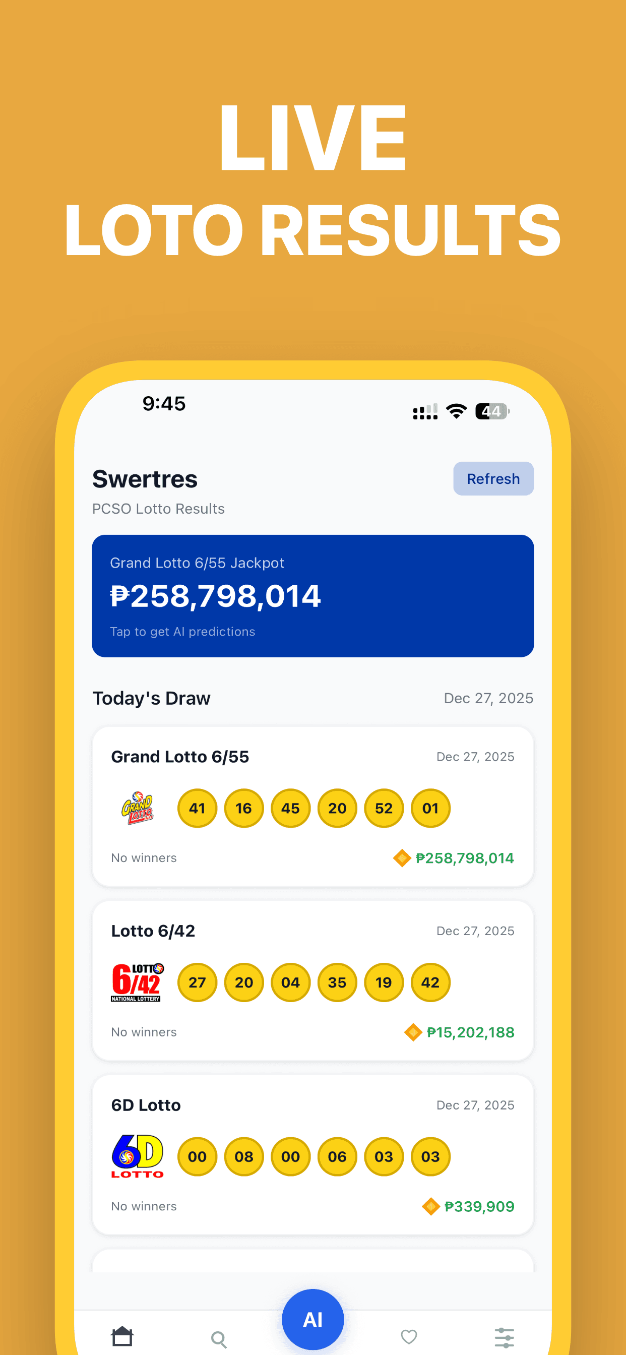 Swertres AI - PCSO Lotto screenshot 1
